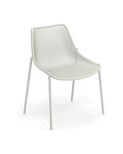 emu 465 Round 4 chaises empilables - blanc mat