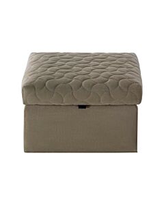 samoa POUF CONTENITORE Pouf de rangement carré | rectangulaire en tissu | cuir écologique