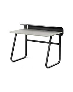 connubia OUTLET CB4844 FOLDY Schreibtisch mit P15 mattschwarzer Metallstruktur und P84W Piasentina-Steinmelaminplatte - NEUER ARTIKEL OHNE ORIGINALVERPACKUNG