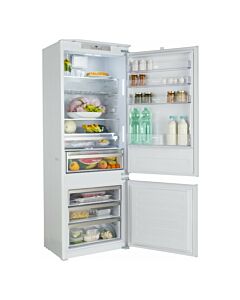 franke OUTLET FCB 400 V NE NE 118.0705.909 Frigorifero con congelatore cm. 70 h. 193 - lt. 400 - ARTICOLO NUOVO CON BOTTA SU PORTA (non visibile a prodotto installato, vedi foto) SENZA IMBALLO ORIGINALE