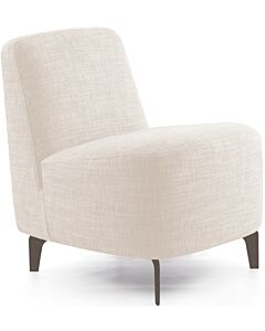 samoa DORY LOOK 03 Fauteuil recouvert de tissu Look 03 avec pied Hop Manganèse