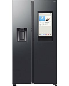 samsung RS90F66BEFEF Family Hub Side by side refrigerator with freezer cm. 91 h. 178 - lt. 614 - anthracite