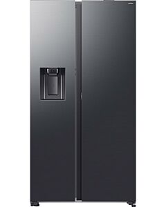 samsung RS80F66KCFEO Side by side refrigerator with freezer cm. 91 h. 178 - lt. 634 - graphite steel