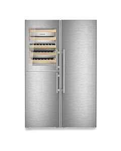 liebherr XRCst5295 Peak Refrigerator with freezer and side by side wine cellar cm. 120 h. 186 - lt. 689 - black steel