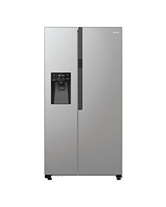 gorenje NRR9185ESXL G800 Side by side refrigerator with freezer cm. 92 h. 179 - lt. 566 - grey