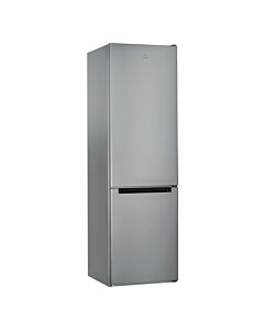 indesit LI9 S2E S Frigorifero con congelatore a libera installazione cm. 60 h. 201 - lt. 372 - inox
