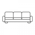 3 seats